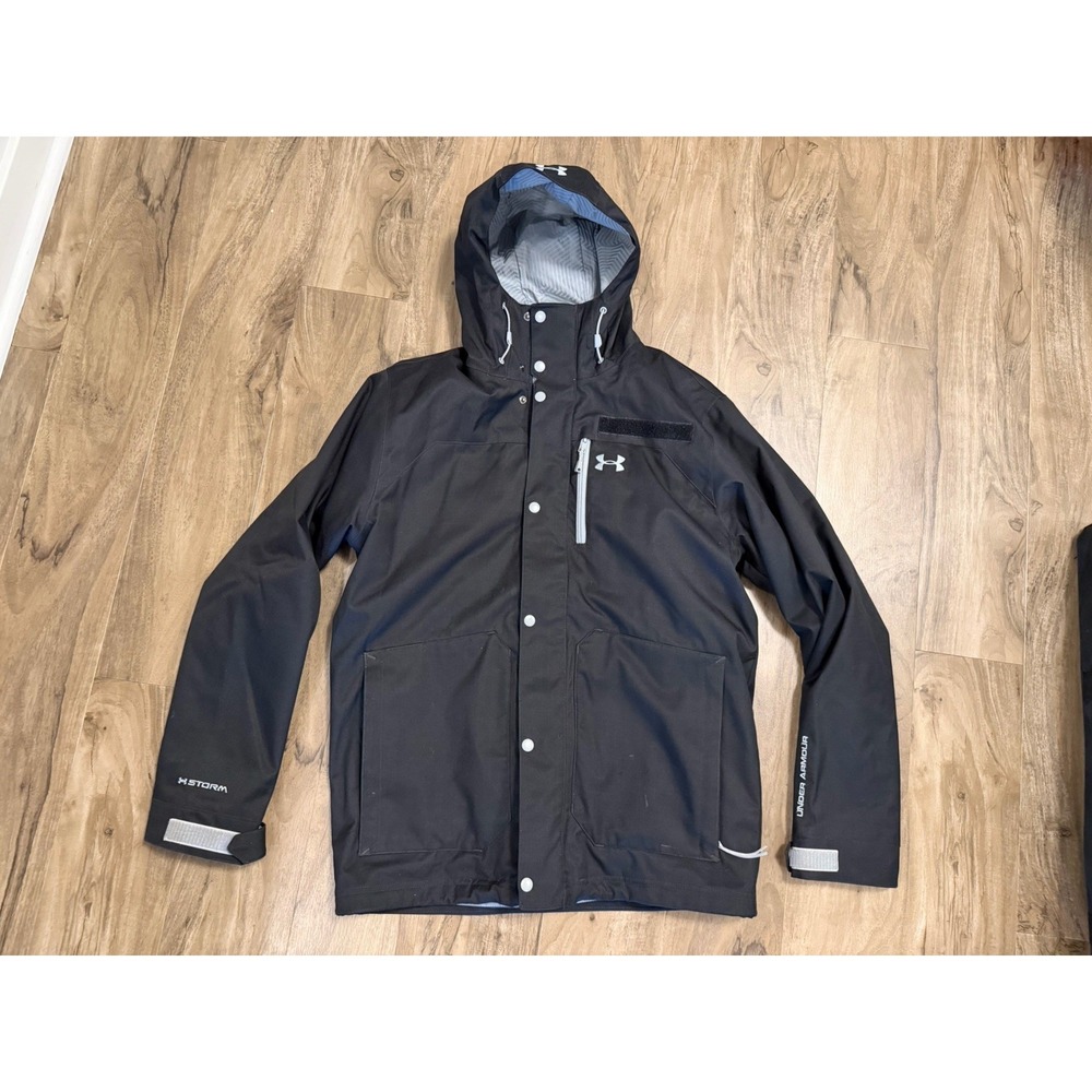 Under Armour Mens ColdGear Infrared Storm 2 Jacket Black Medium 1247044 Mwb Team